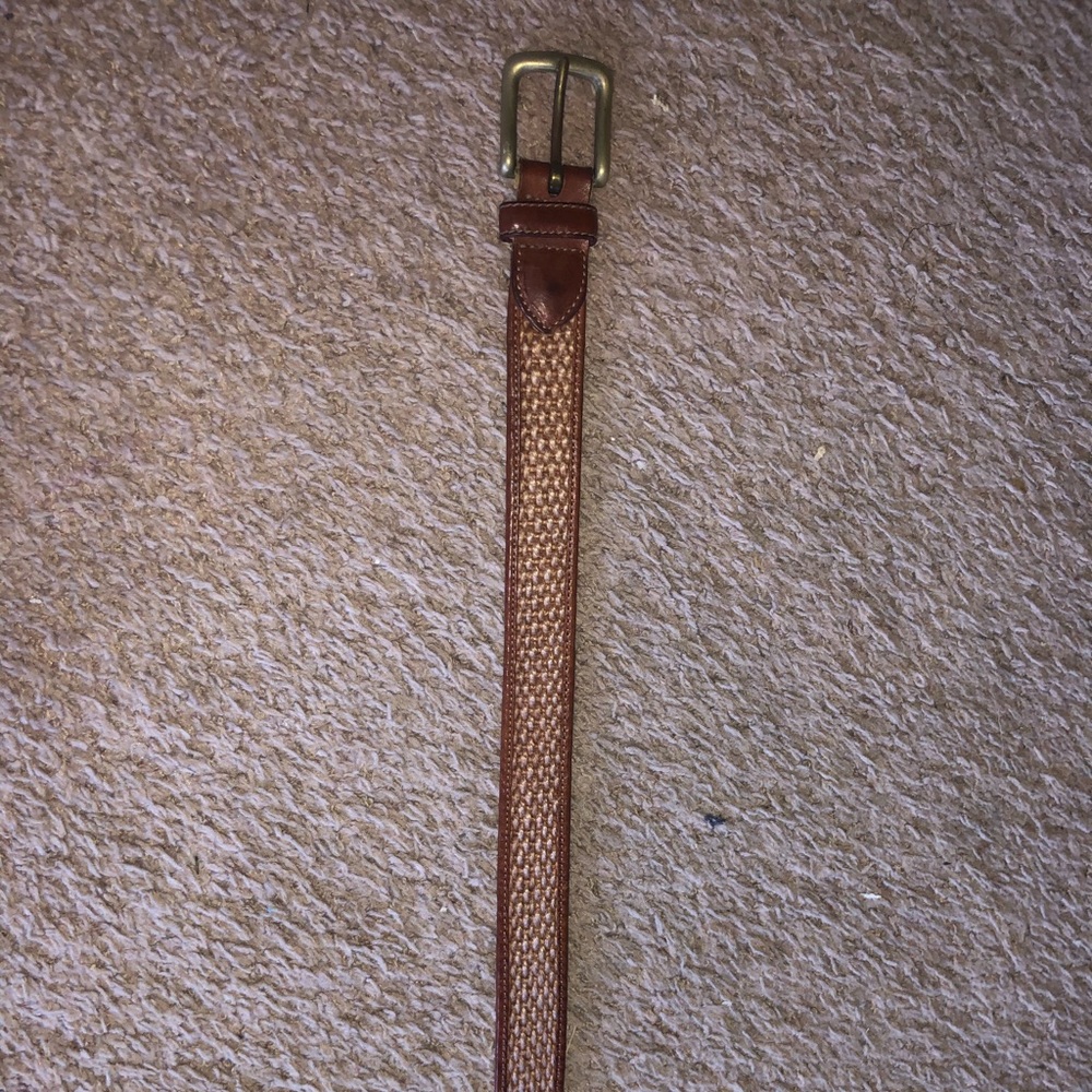 Leather Polo Ralph Lauren Belt 36